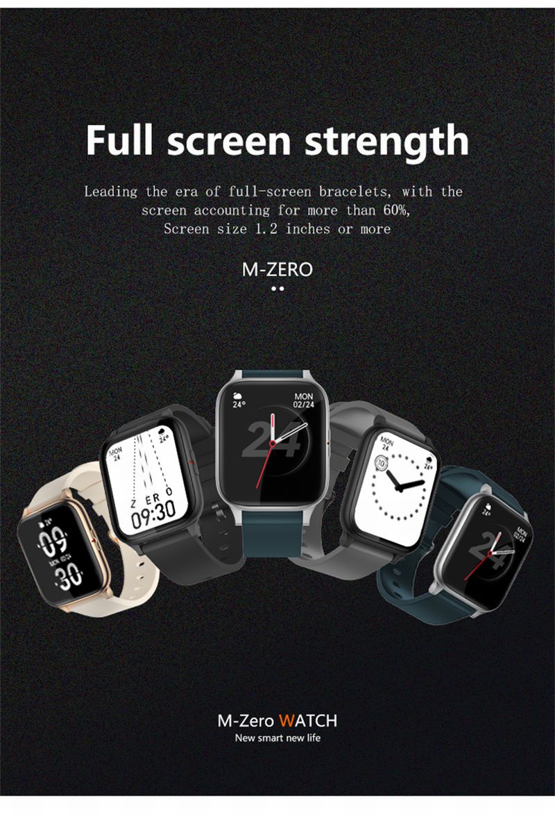 ZERO Thinner 1.69inch screen smart watch